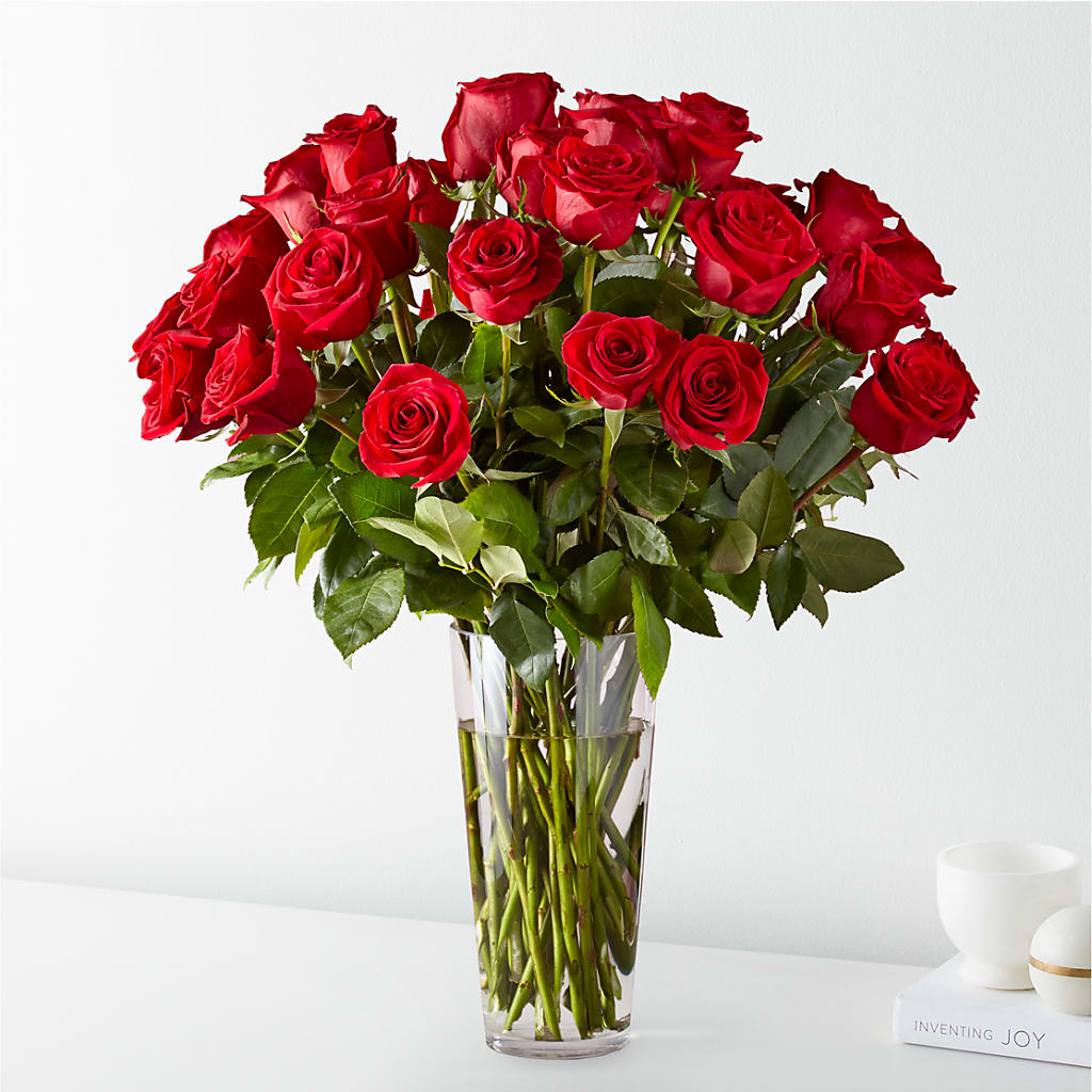 Long Stem Red Rose Bouquet – Forever Flowers, Fords NJ