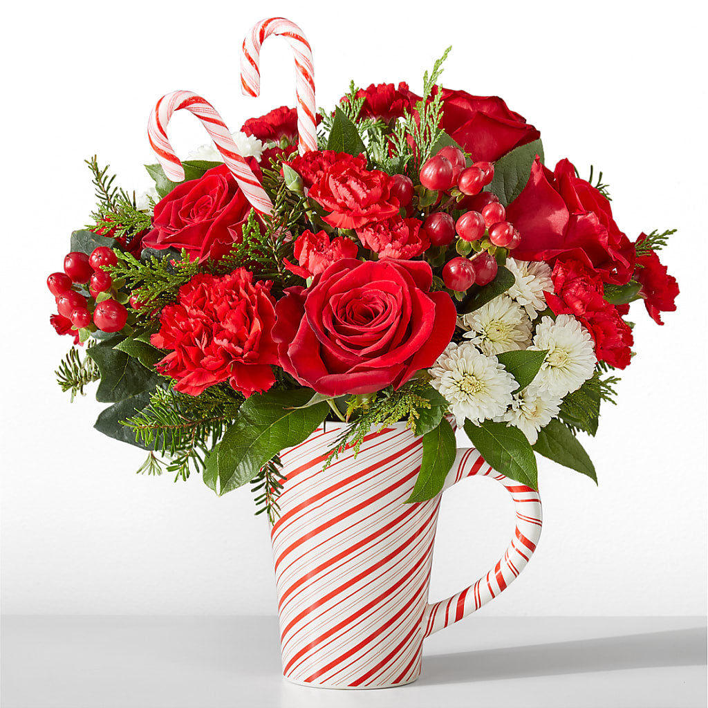 Peppermint Swirl Mug – Forever Flowers, Fords NJ