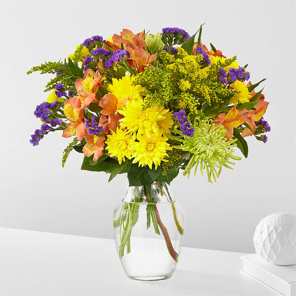 Marmalade Skies Bouquet – Forever Flowers, Fords NJ