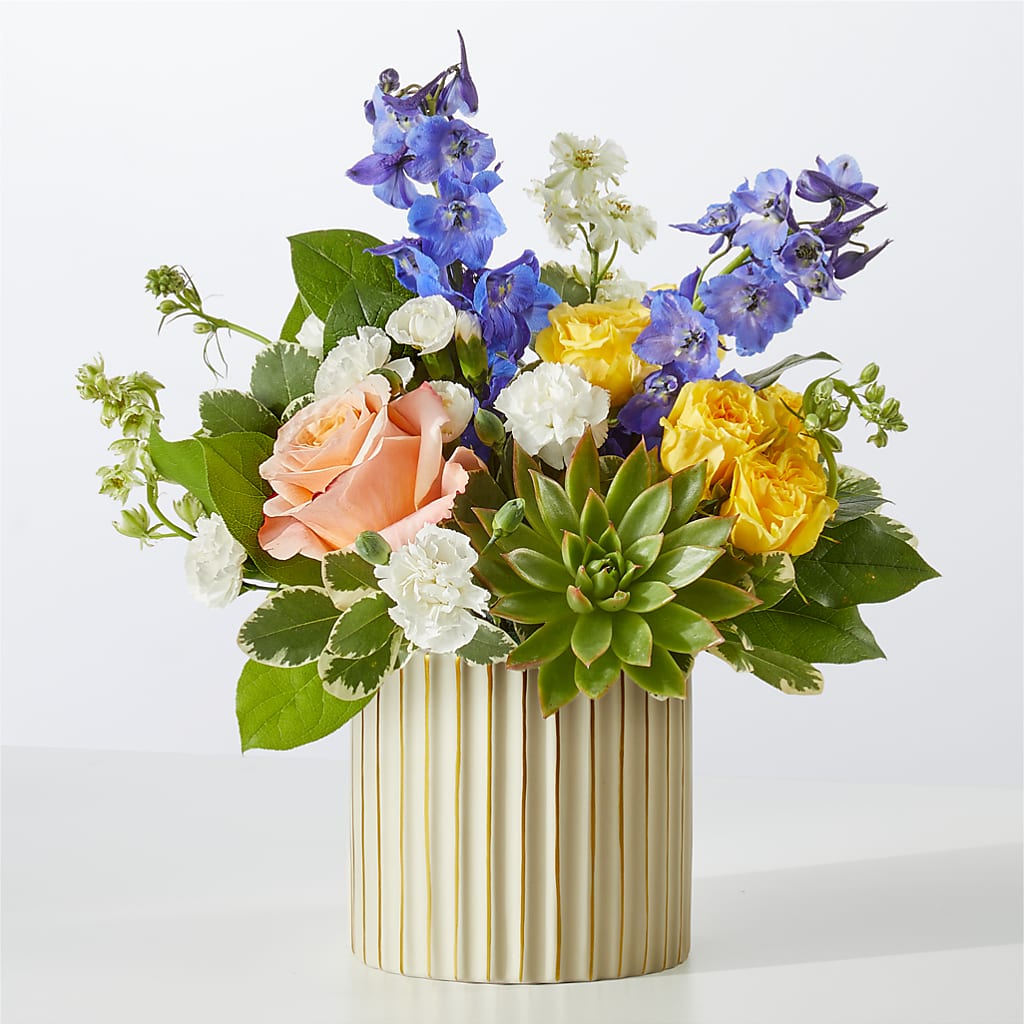 Cobalt Reverie Bouquet – Forever Flowers, Fords NJ
