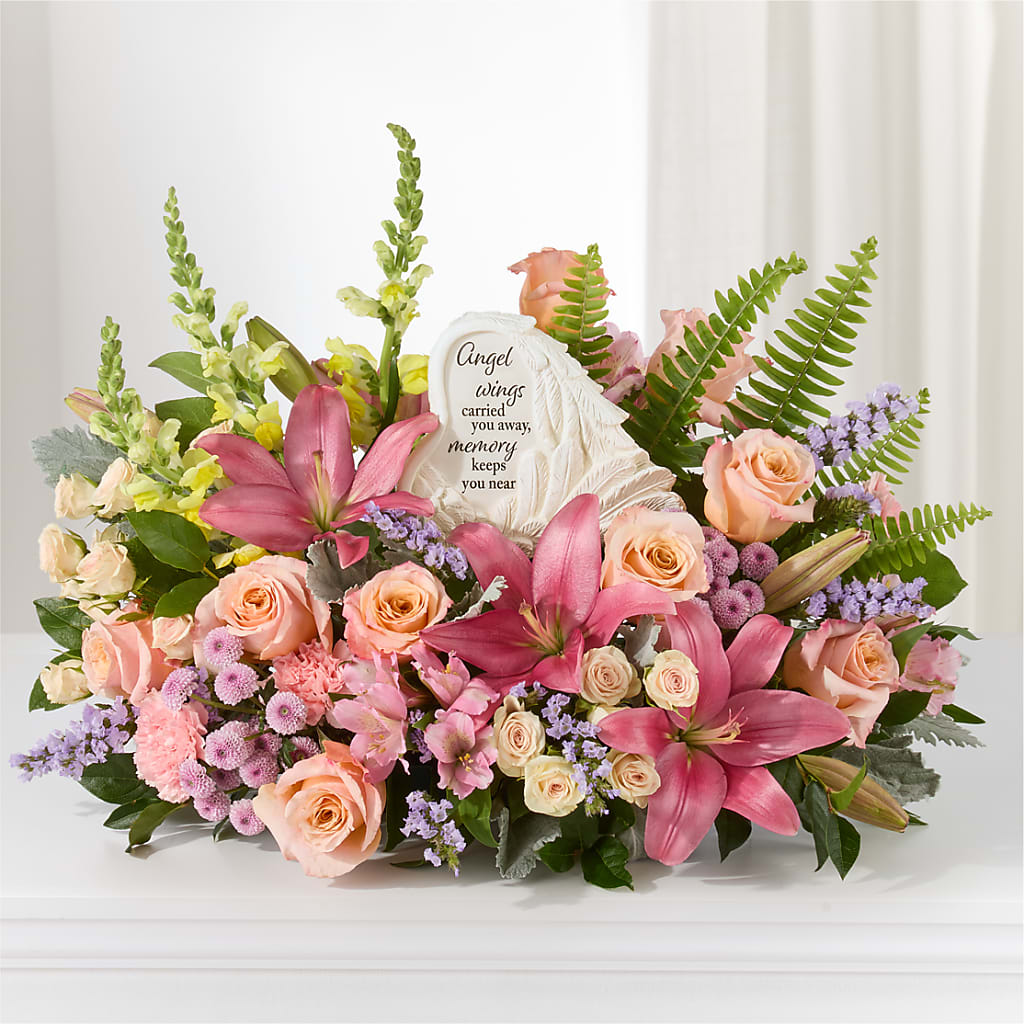 Gentle Light Arrangement – Forever Flowers, Fords NJ