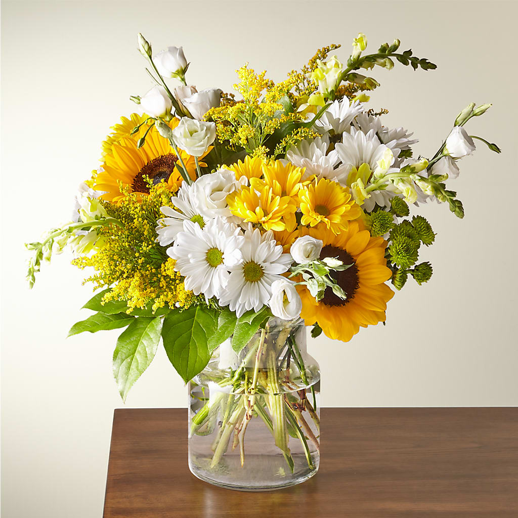 Hello Sunshine Bouquet – Forever Flowers, Fords NJ
