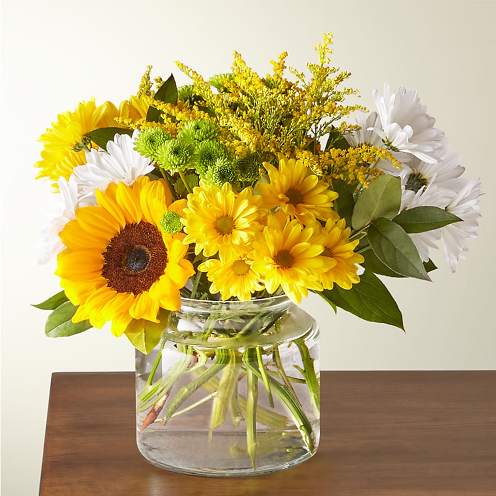 Hello Sunshine Bouquet – Forever Flowers, Fords NJ