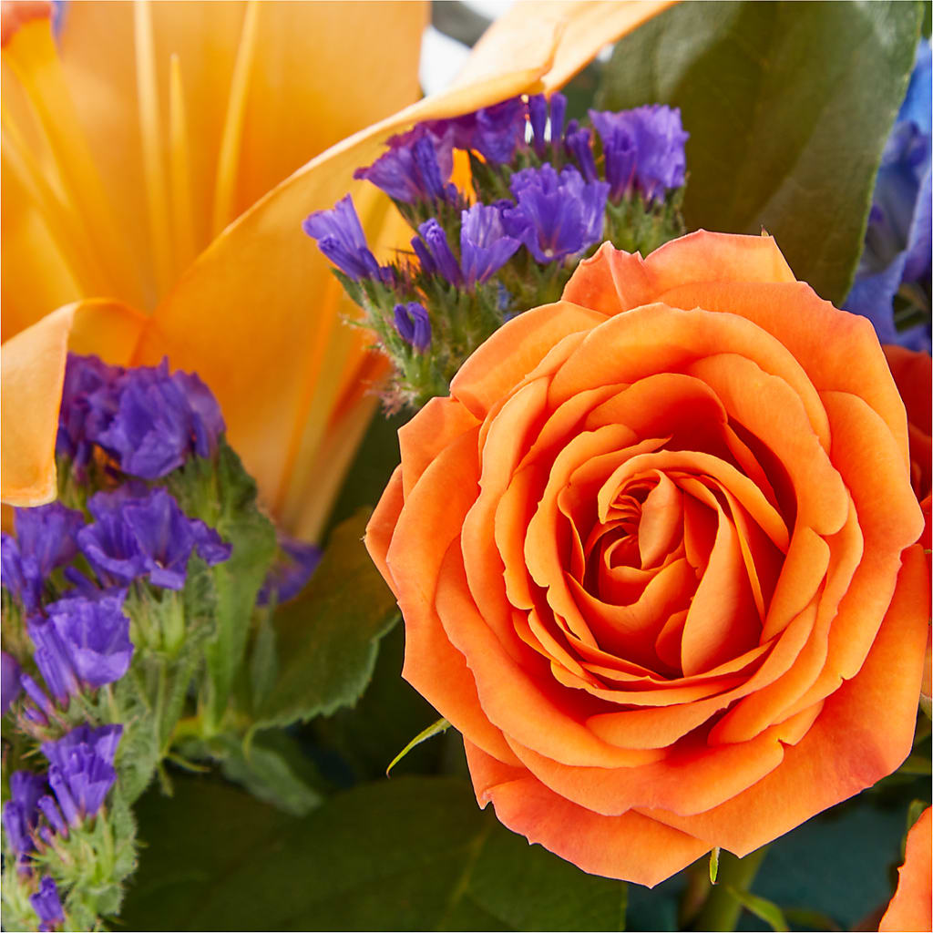 Radiant Citrus Box Bouquet – Forever Flowers, Fords NJ