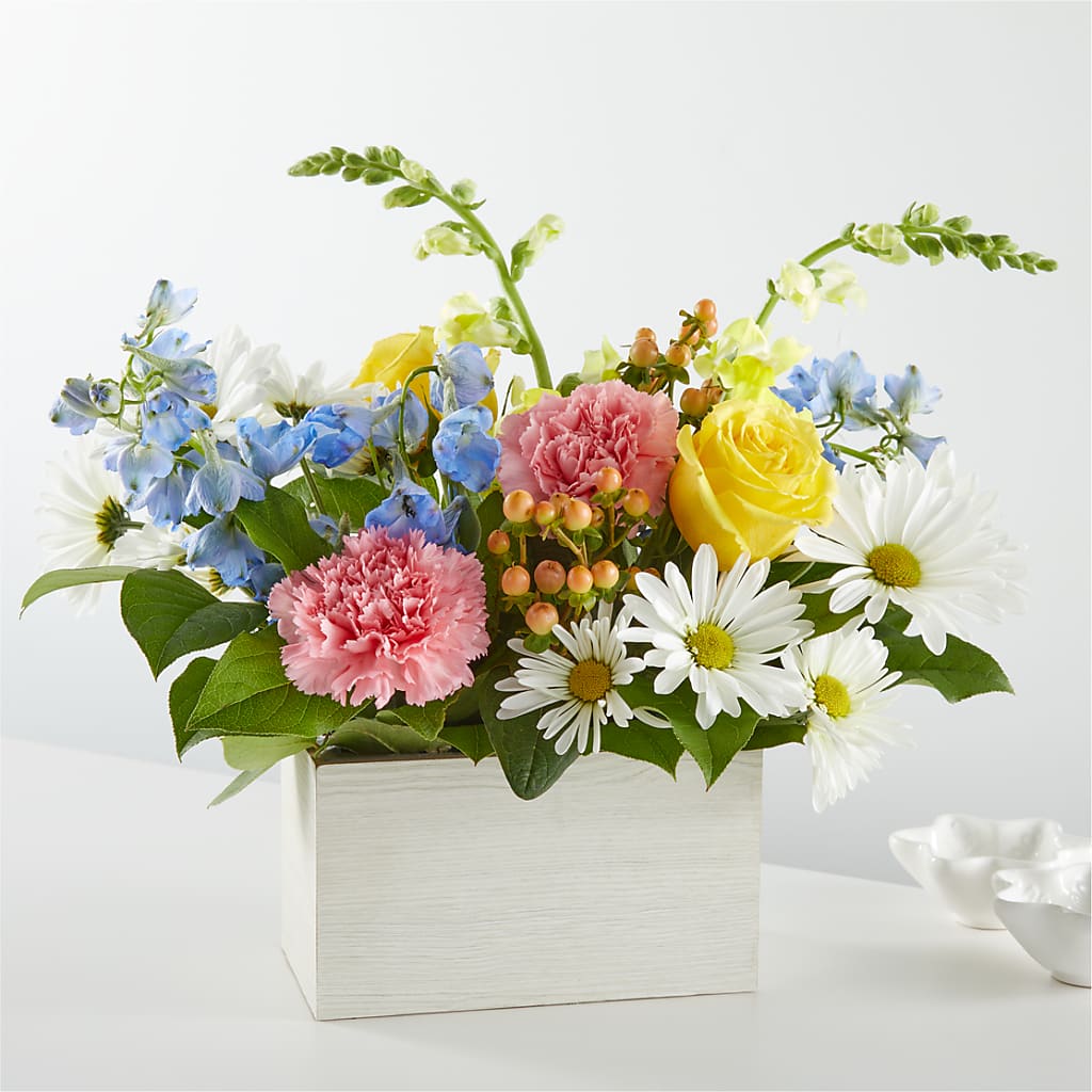 Sun Salutation Box Bouquet – Forever Flowers, Fords NJ