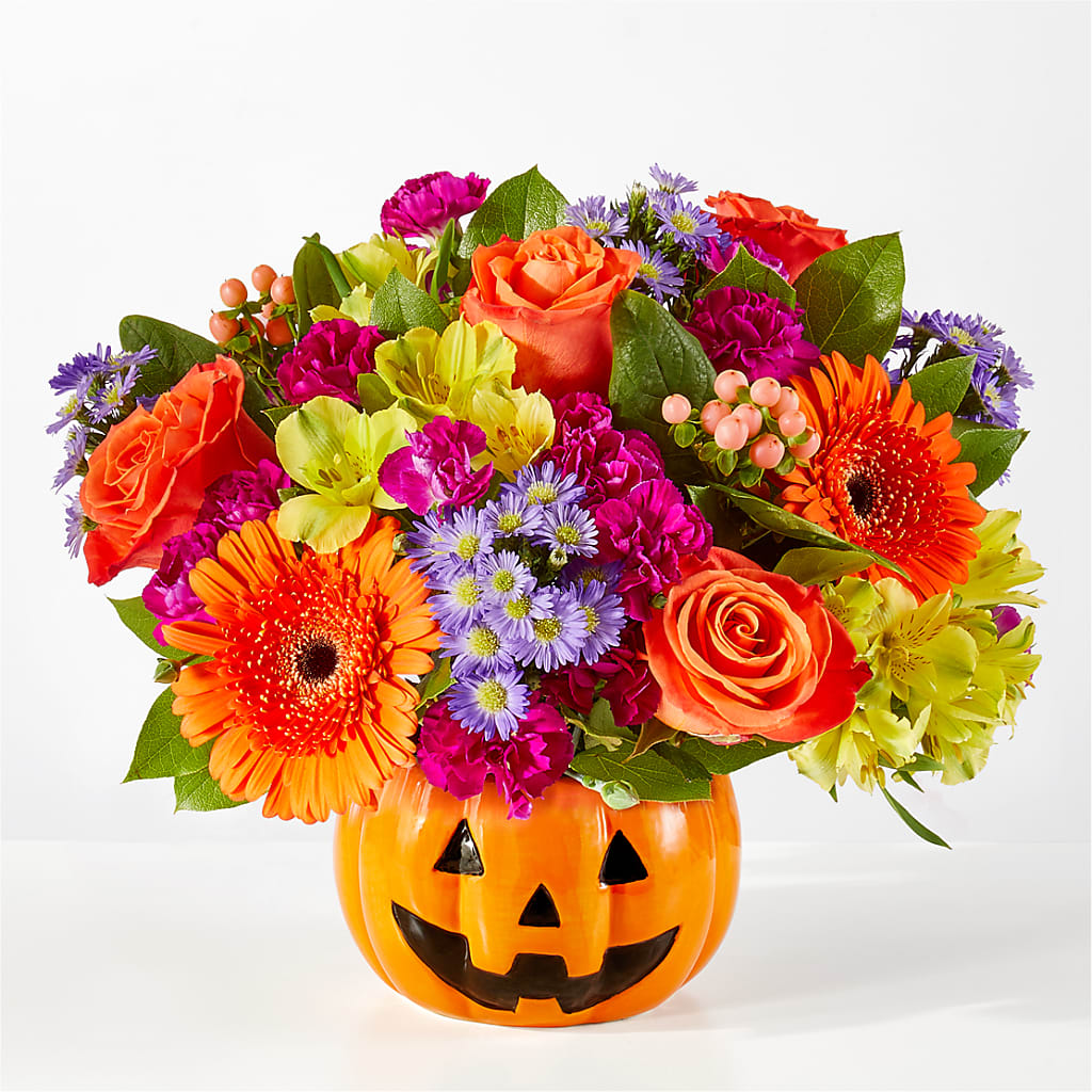 Tricks & Treats Pumpkin – Forever Flowers, Fords NJ