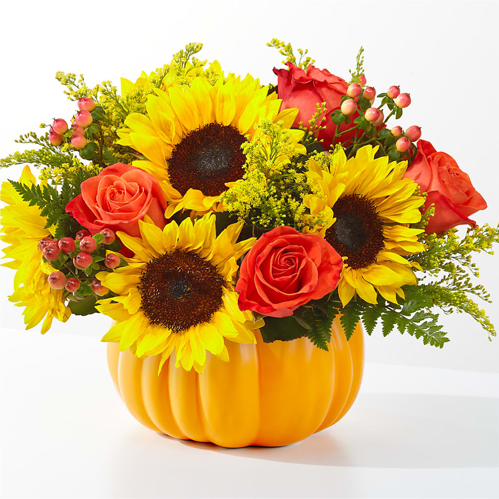Pick of the Patch Pumpkin Bouquet – Forever Flowers, Fords NJ