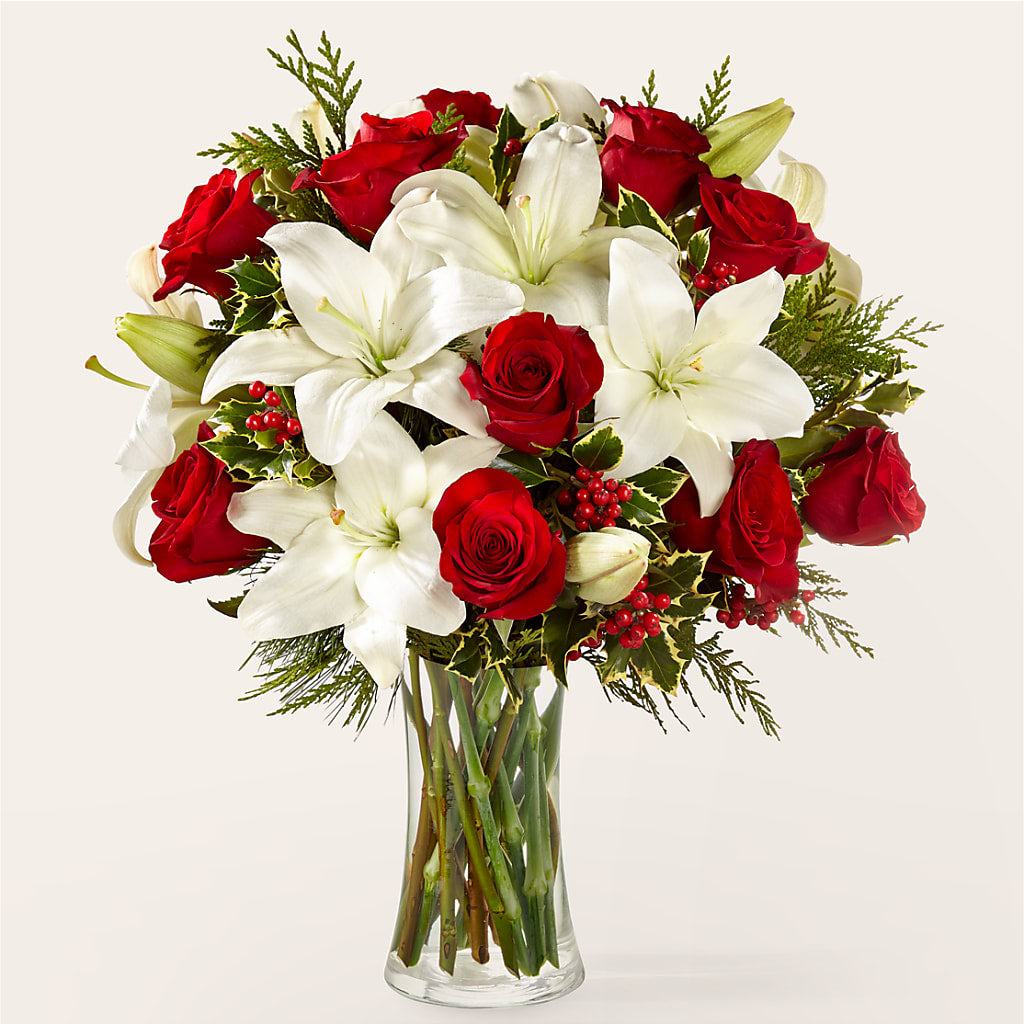 Sparkling Snowflakes Bouquet – Forever Flowers, Fords NJ