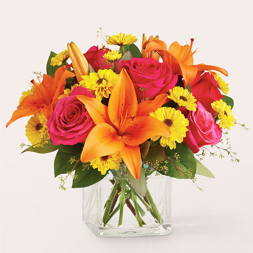 Neon Lights Bouquet – Forever Flowers, Fords NJ
