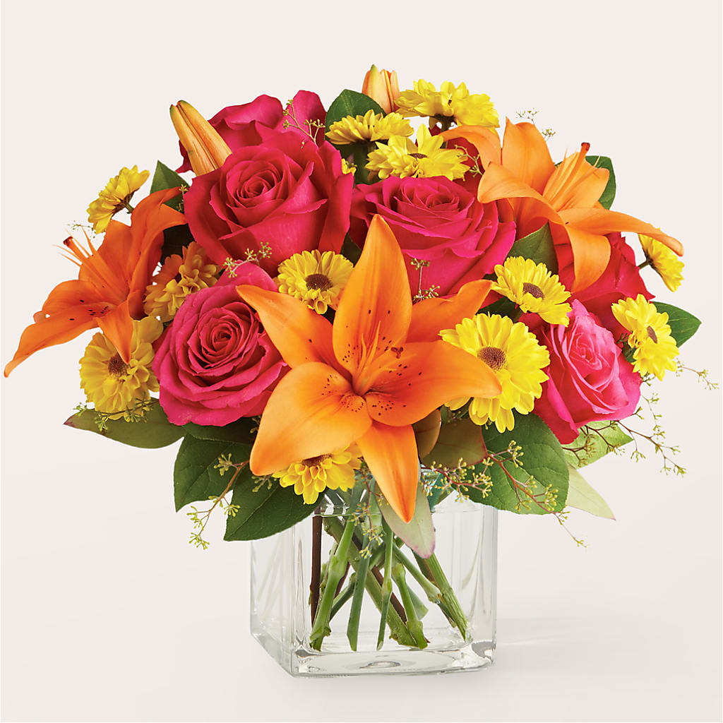 Neon Lights Bouquet – Forever Flowers, Fords NJ