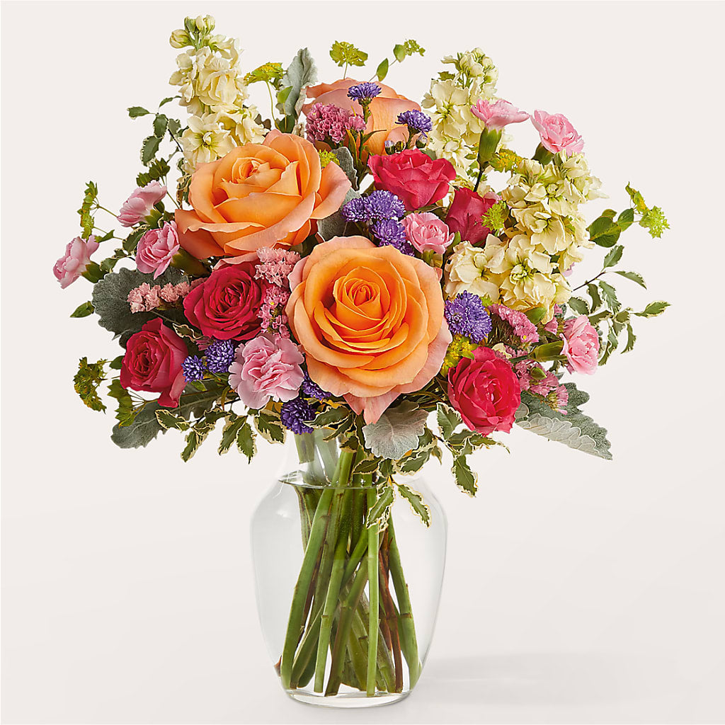 Tangerine Tango Bouquet – Forever Flowers, Fords NJ