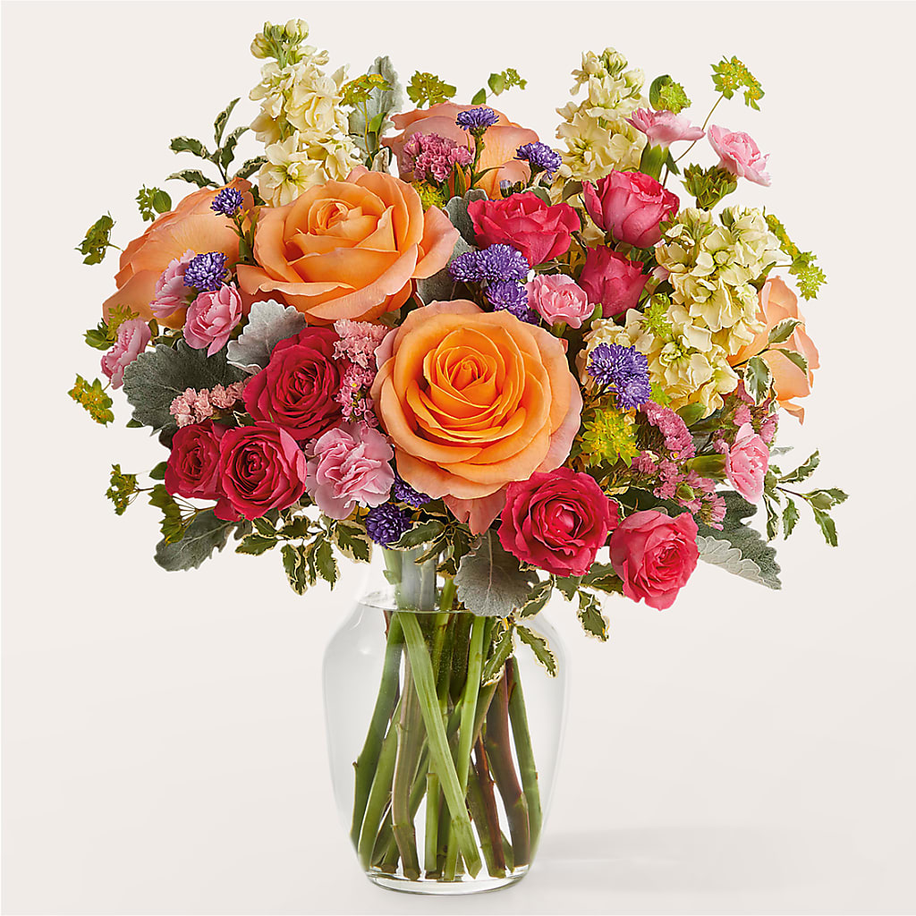 Tangerine Tango Bouquet – Forever Flowers, Fords NJ