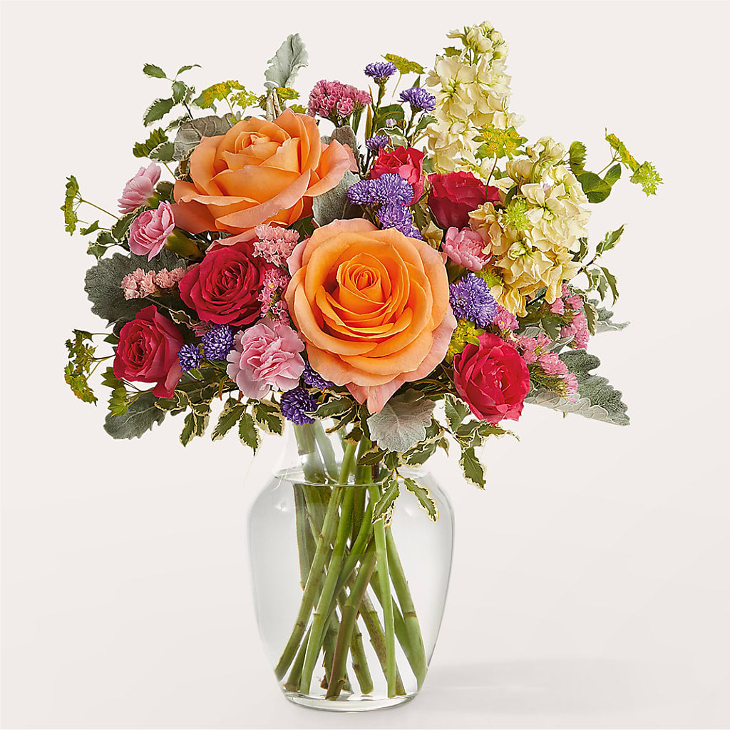 Tangerine Tango Bouquet – Forever Flowers, Fords NJ