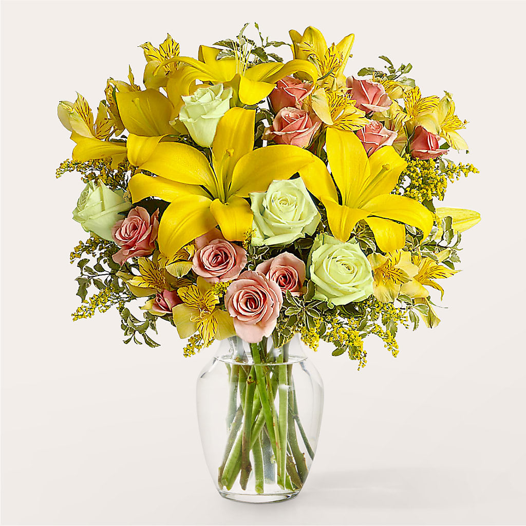 Sunburst Bouquet – Forever Flowers, Fords NJ