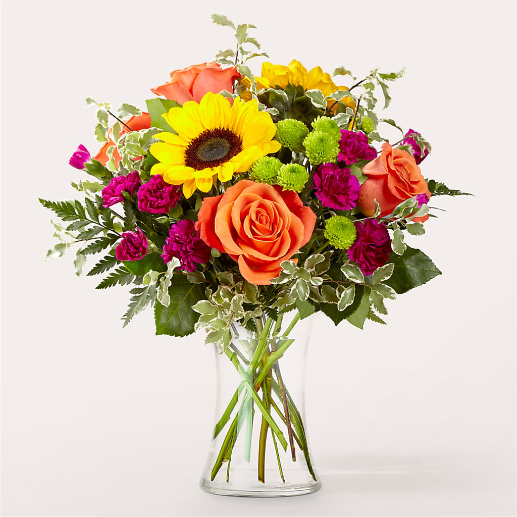 Warmth & Light Bouquet – Forever Flowers, Fords NJ