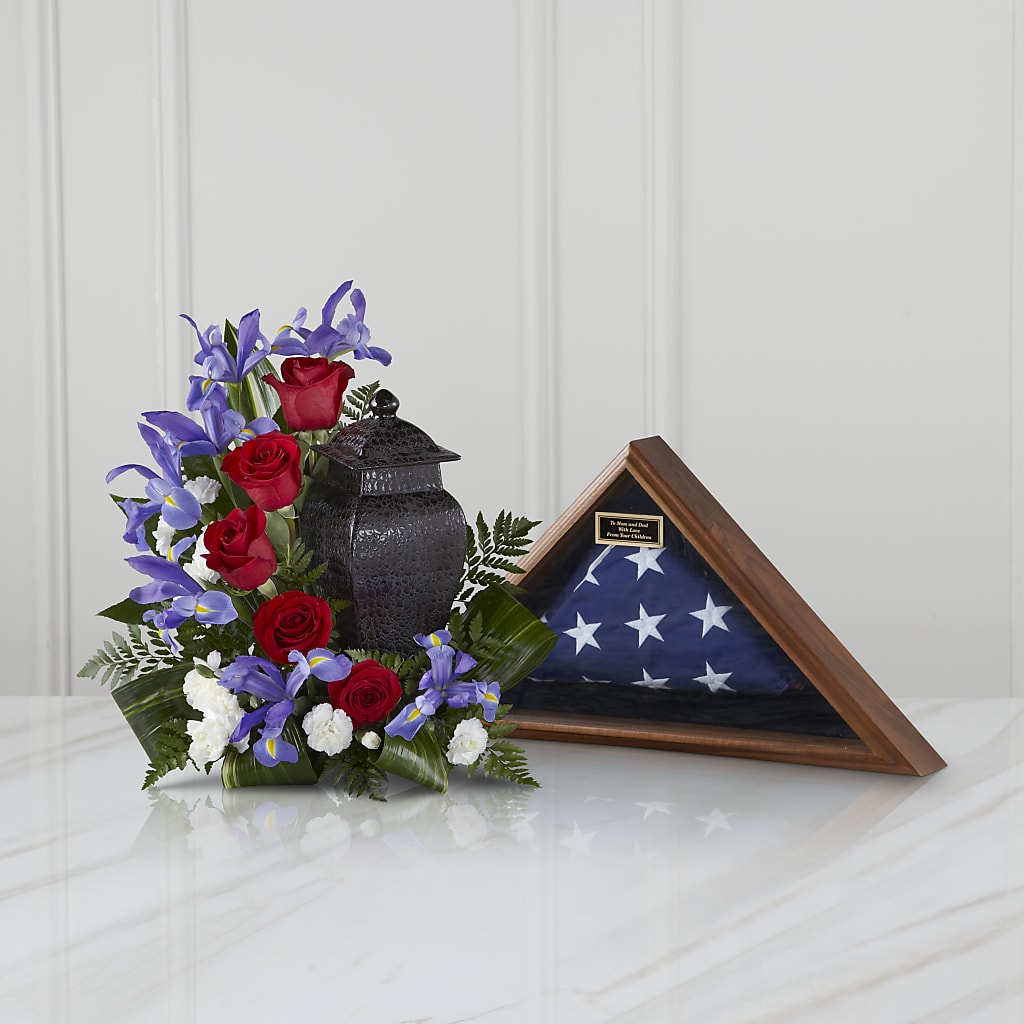 Patriotic Tribute Arrangement – Forever Flowers, Fords NJ