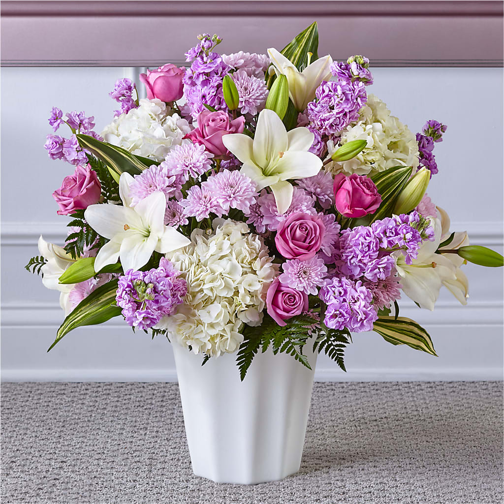Heaven Sent Floor Basket – Forever Flowers, Fords NJ