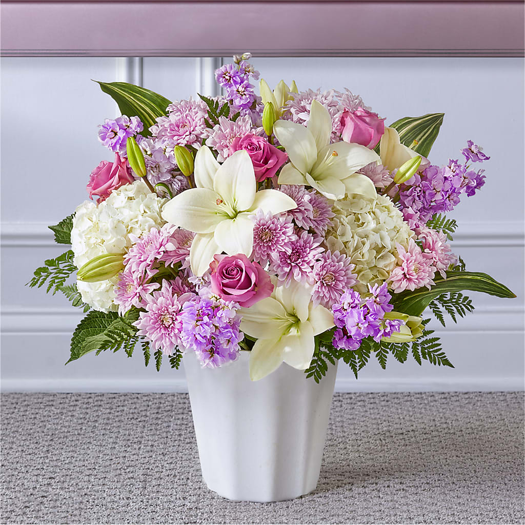 Heaven Sent Floor Basket – Forever Flowers, Fords NJ