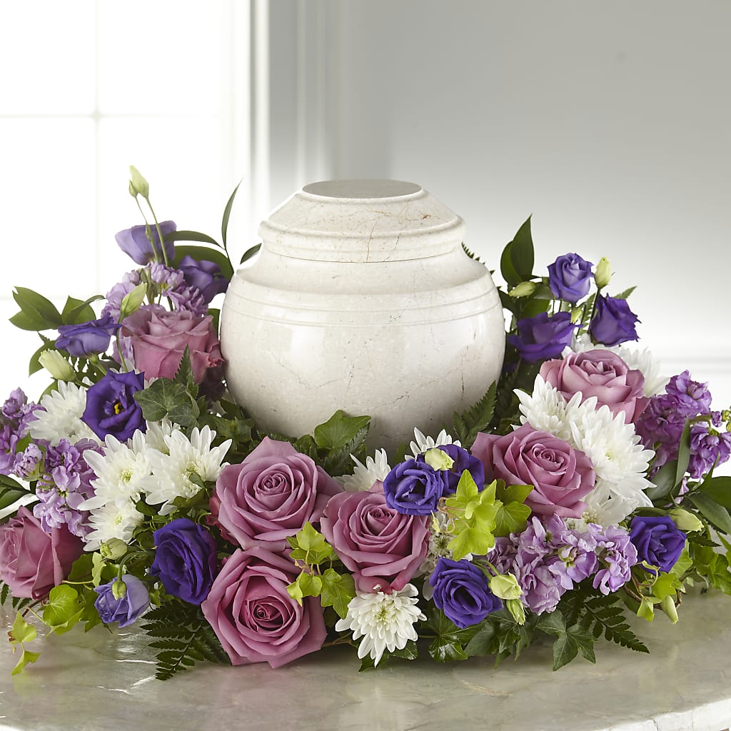 Blooming Sympathy Cremation Adornment – Forever Flowers, Fords NJ