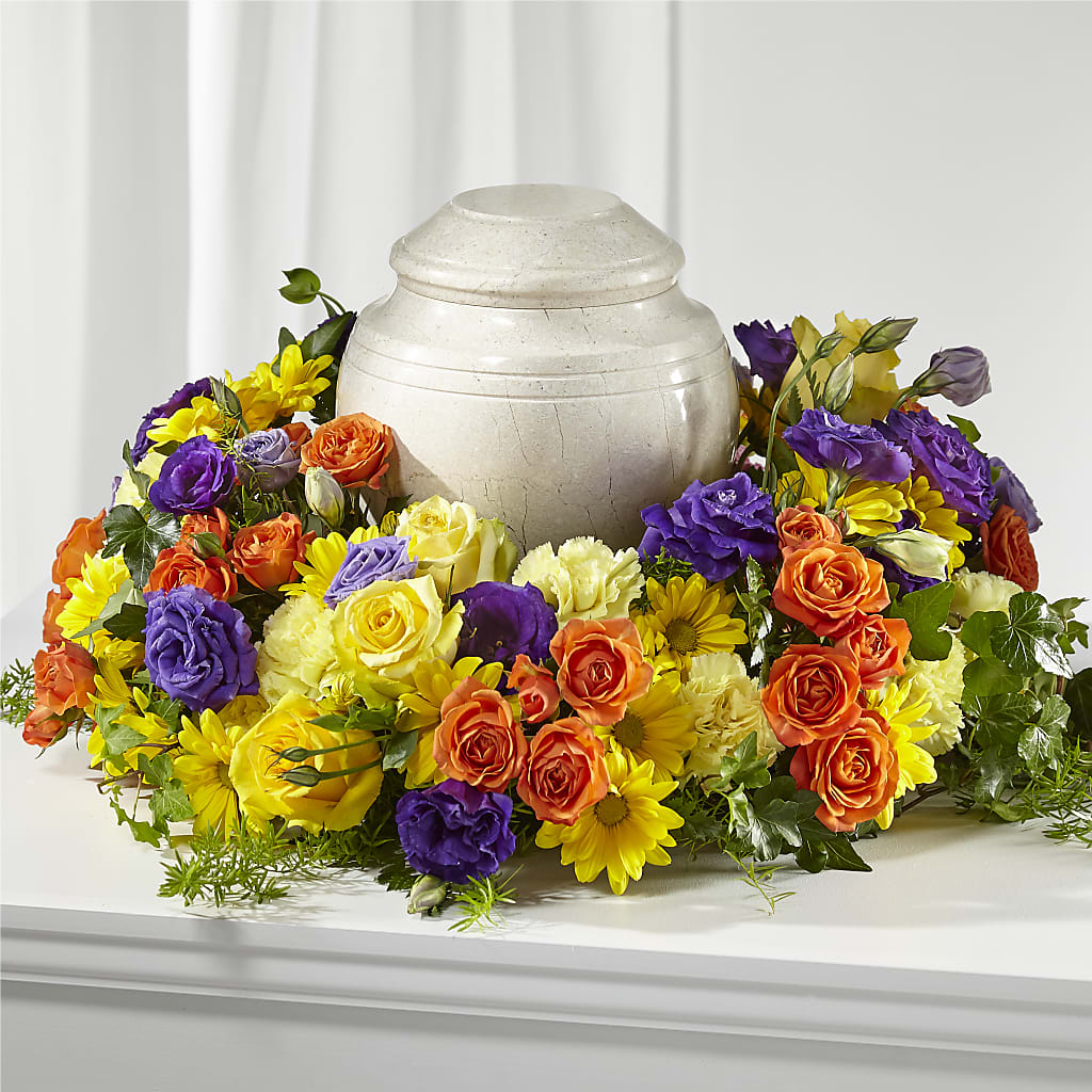 Blossoms of Remembrance Cremation Adornment – Forever Flowers, Fords NJ