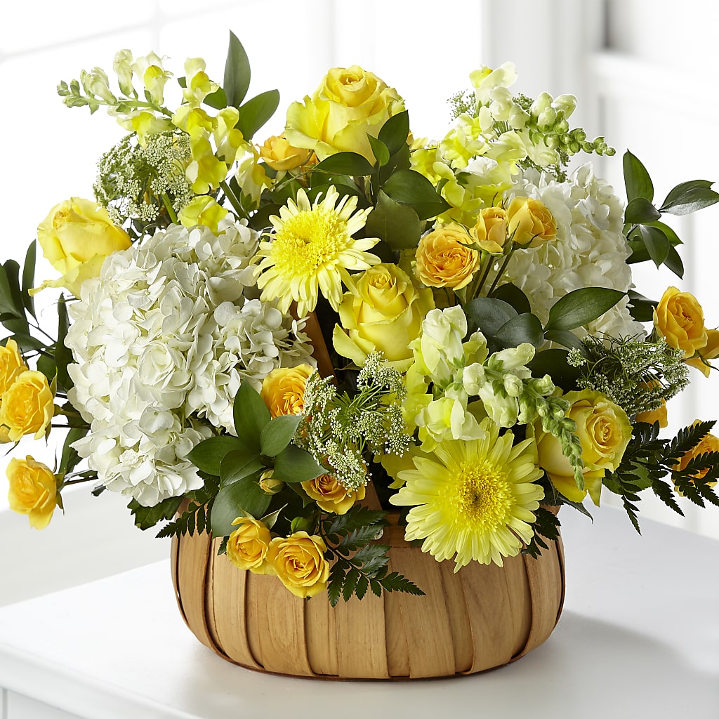 Rustic Remembrance Basket – Forever Flowers, Fords NJ