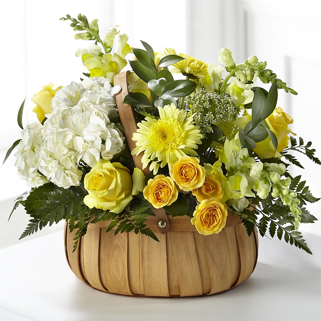 Rustic Remembrance Basket – Forever Flowers, Fords NJ