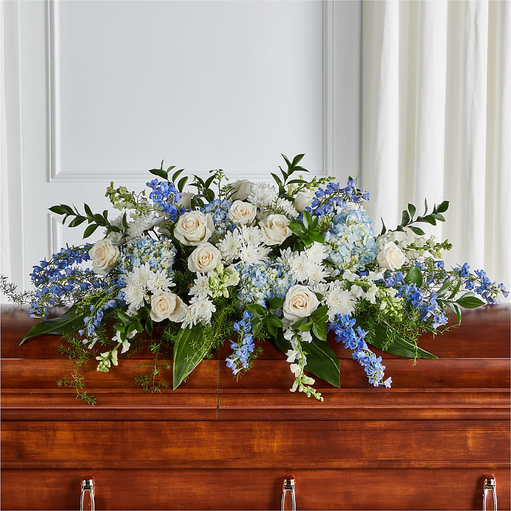 Timeless Essence Casket Spray – Forever Flowers, Fords NJ