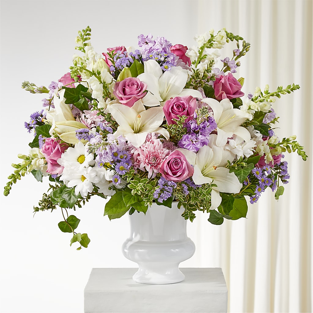 Remarkable Life Urn Arrangement – Forever Flowers, Fords NJ