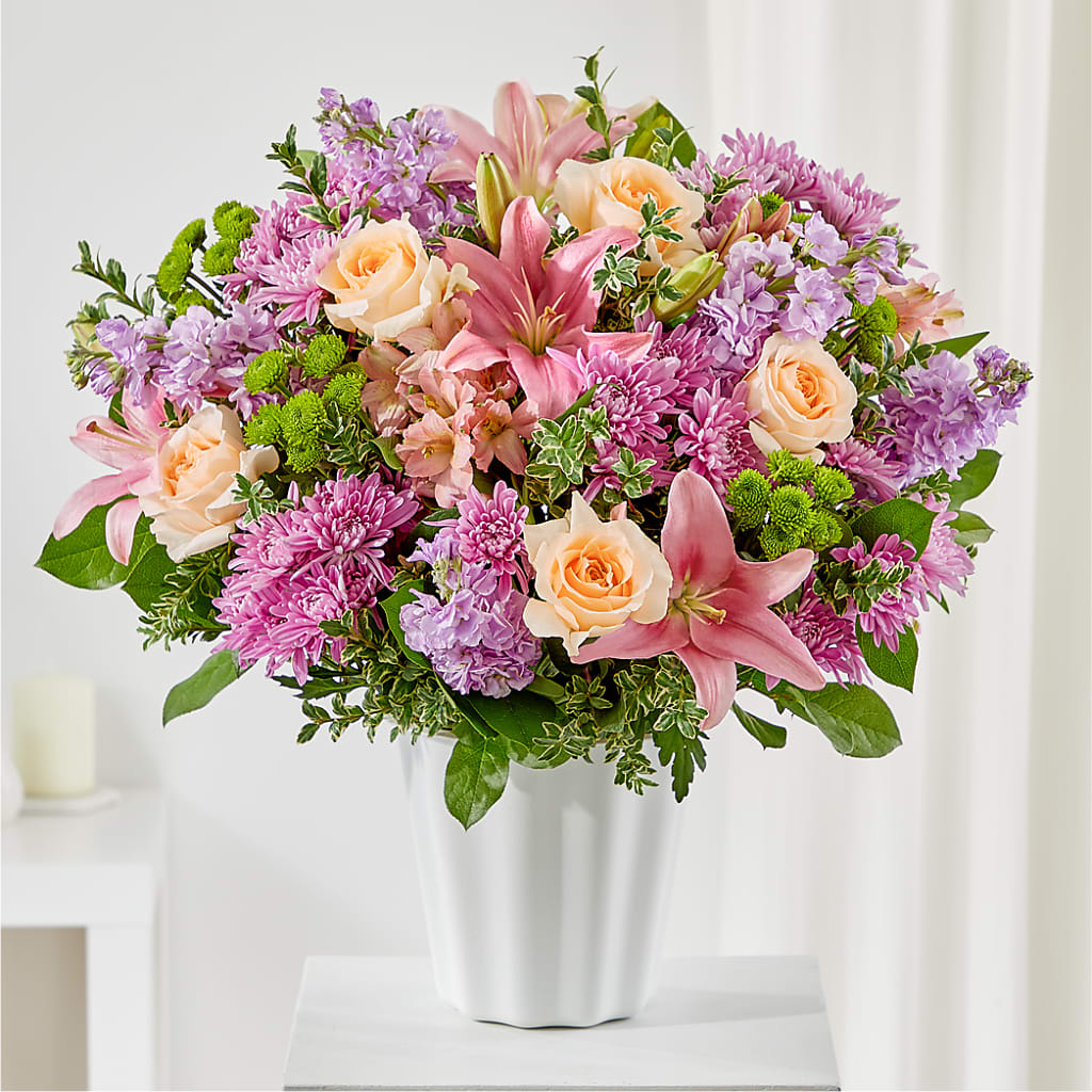 Supportive Embrace Tabletop Basket – Forever Flowers, Fords NJ