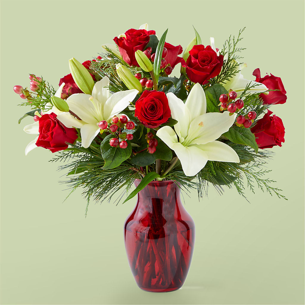 Evergreen Delight Bouquet – Forever Flowers, Fords NJ