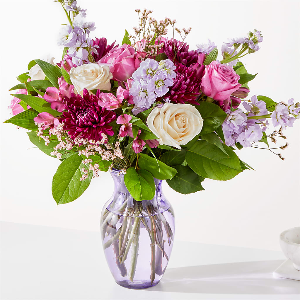 Amethyst Dreams Bouquet – Forever Flowers, Fords NJ