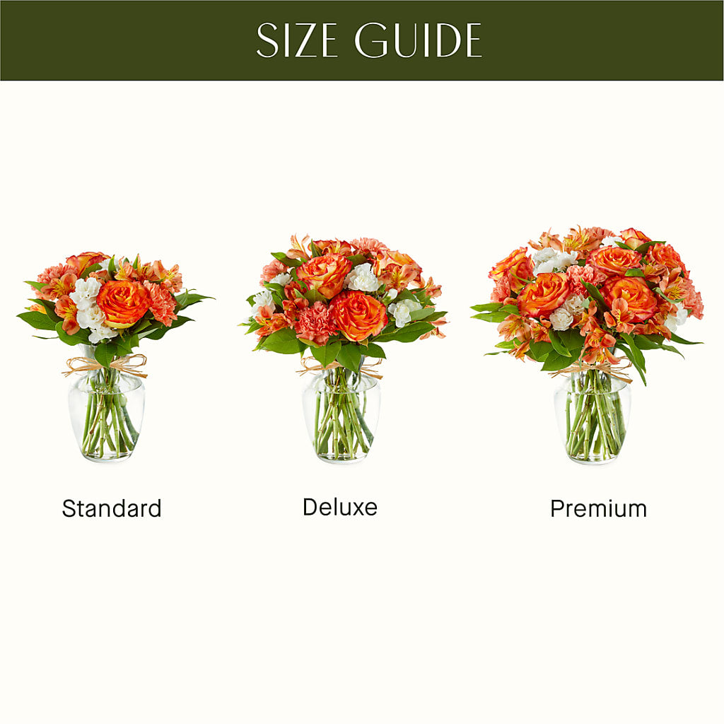 Apricot Glow Bouquet – Forever Flowers, Fords NJ