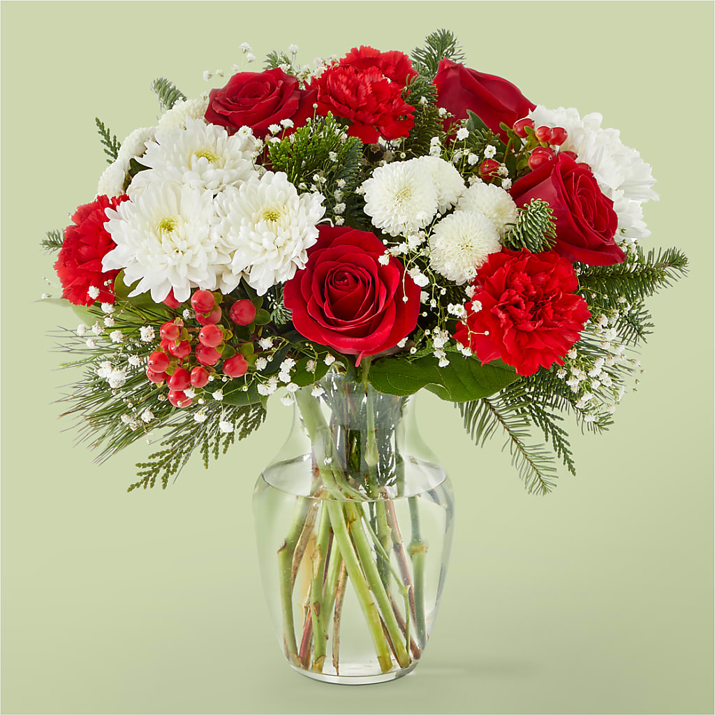 Chance of Flurries Bouquet – Forever Flowers, Fords NJ