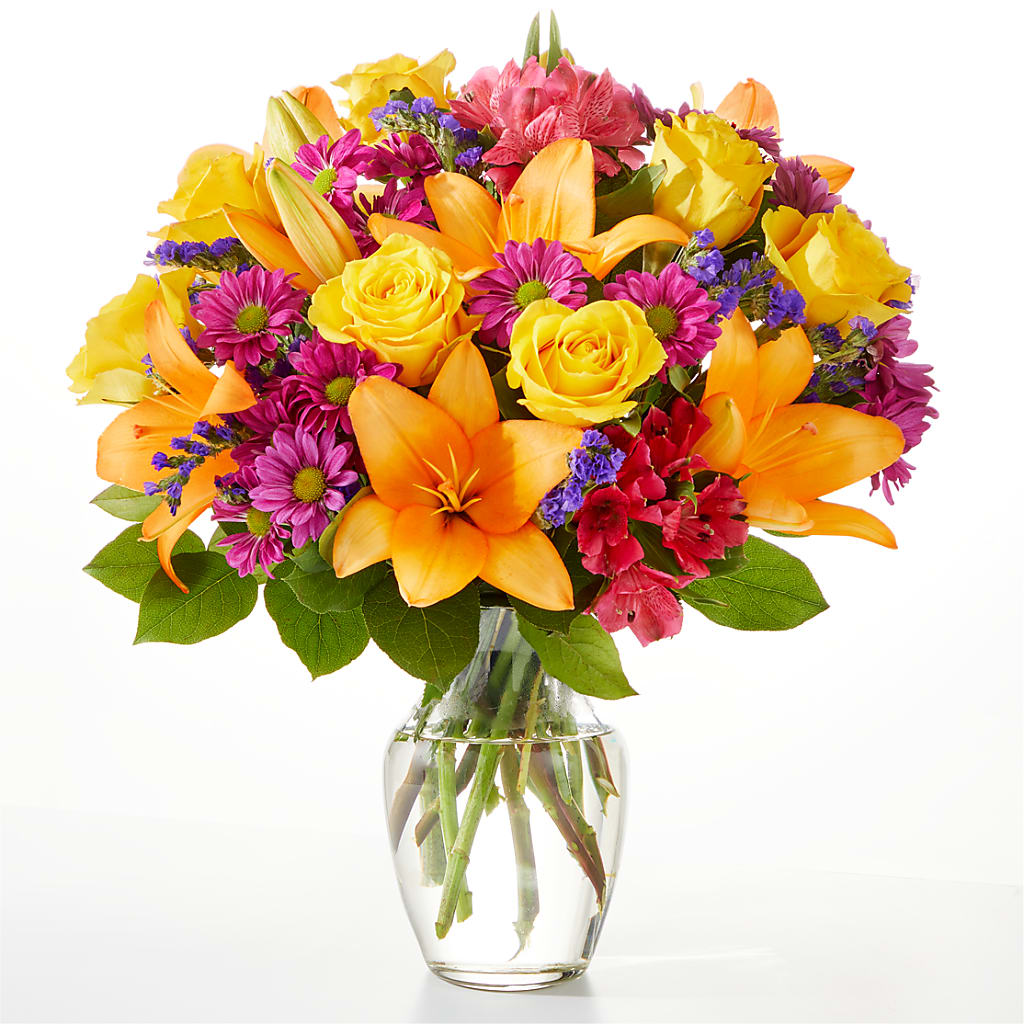 Colorful Visions Bouquet – Forever Flowers, Fords NJ
