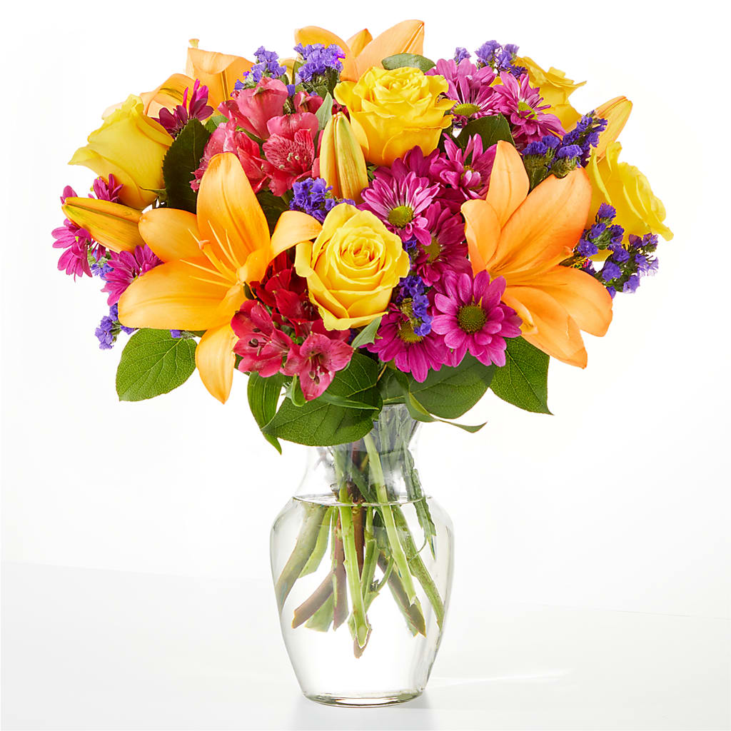 Colorful Visions Bouquet – Forever Flowers, Fords NJ