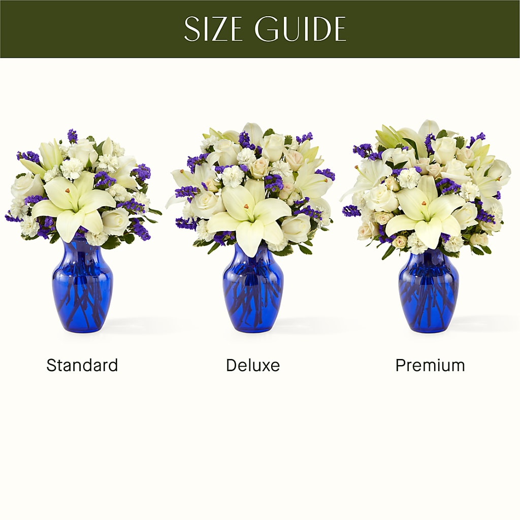 Sapphire Rush Bouquet – Forever Flowers, Fords NJ