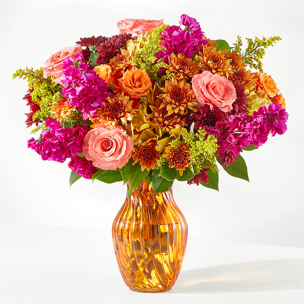 Amber Muse Bouquet – Forever Flowers, Fords NJ