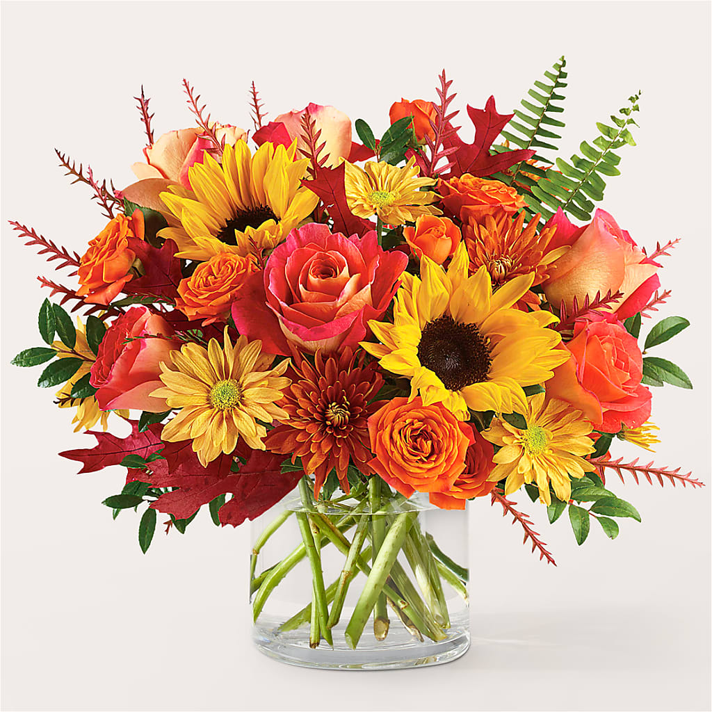 Fall Campfire Bouquet – Forever Flowers, Fords NJ