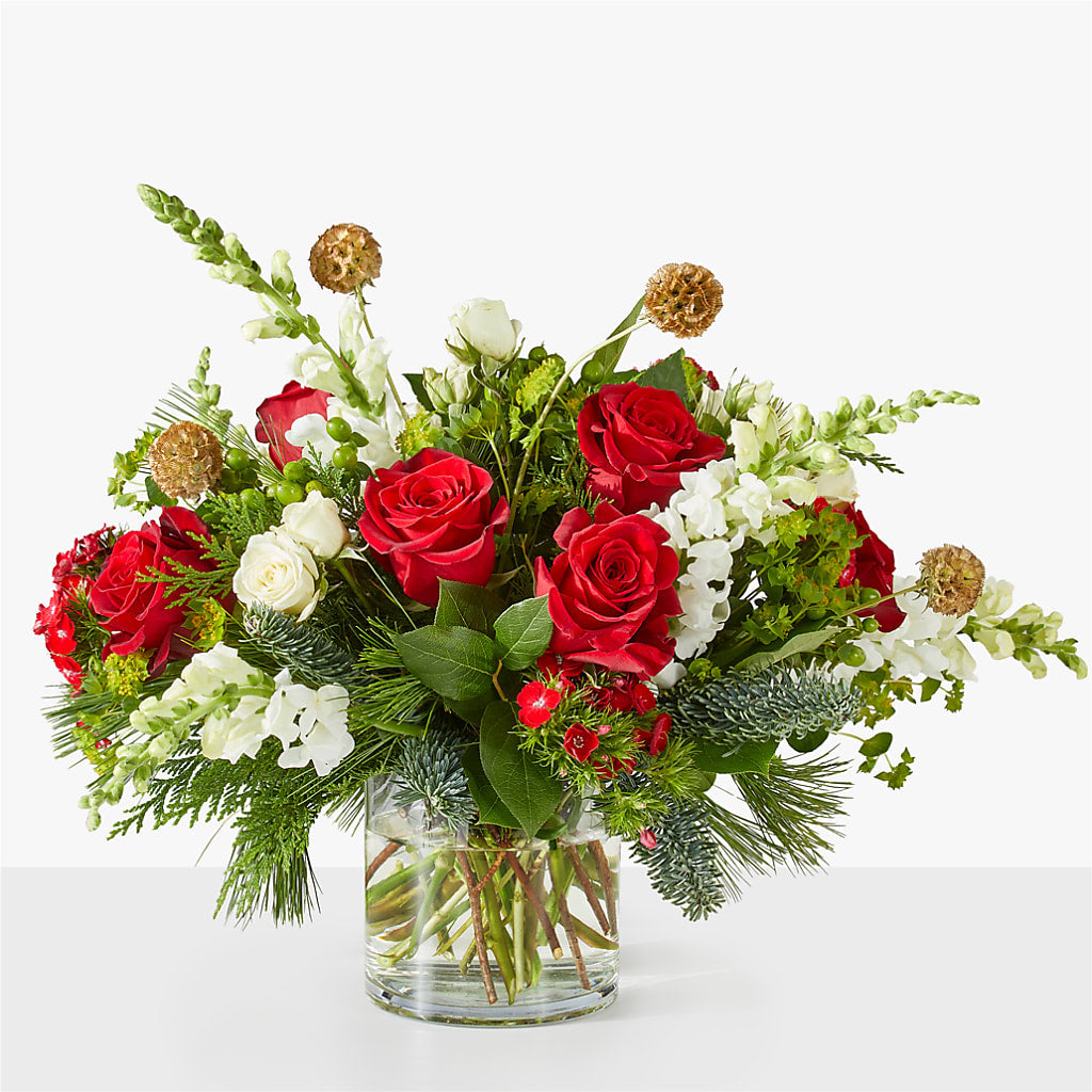 Deck the Halls Bouquet – Forever Flowers, Fords NJ