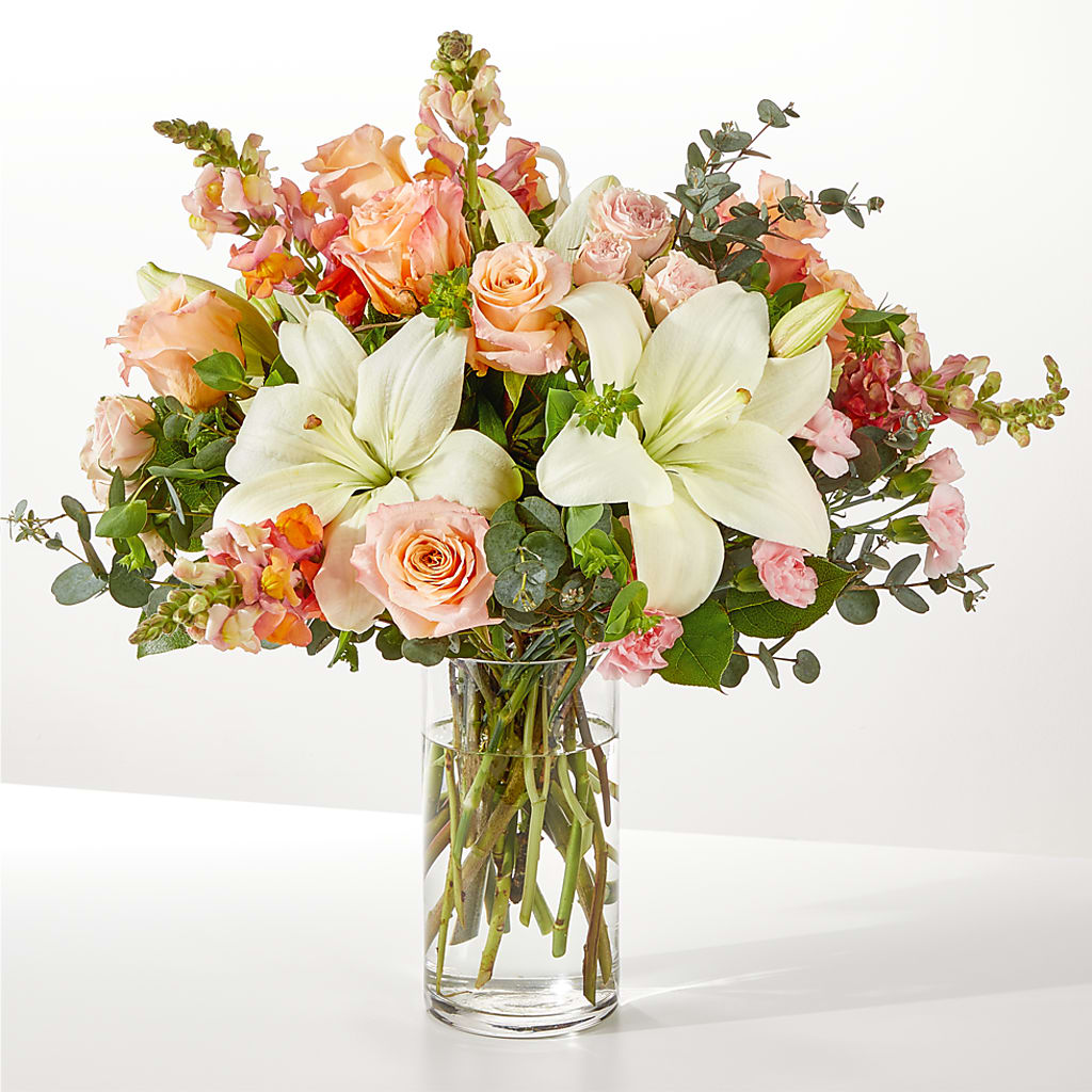 Grapefruit Splash Bouquet – Forever Flowers, Fords NJ