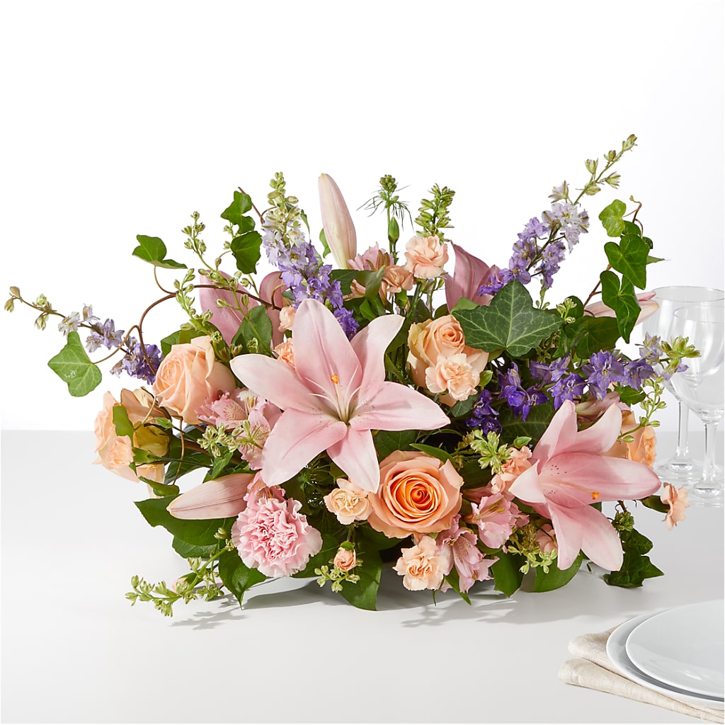 Blossom Time Centerpiece – Forever Flowers, Fords NJ
