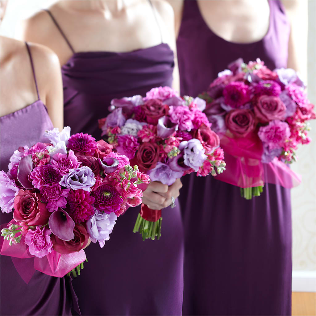 Bridesmaid's Garden Bouquet – Forever Flowers, Fords NJ