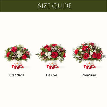 Jolly Snowman Bouquet –  Forever Flowers, Fords NJ