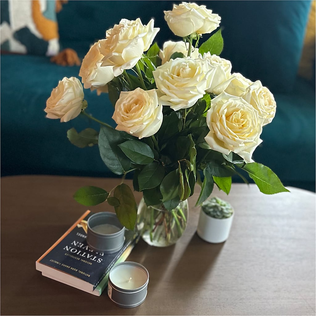 Long Stem Yellow Rose Bouquet –  Forever Flowers, Fords NJ