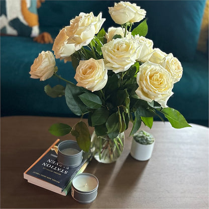 Long Stem Yellow Rose Bouquet –  Forever Flowers, Fords NJ