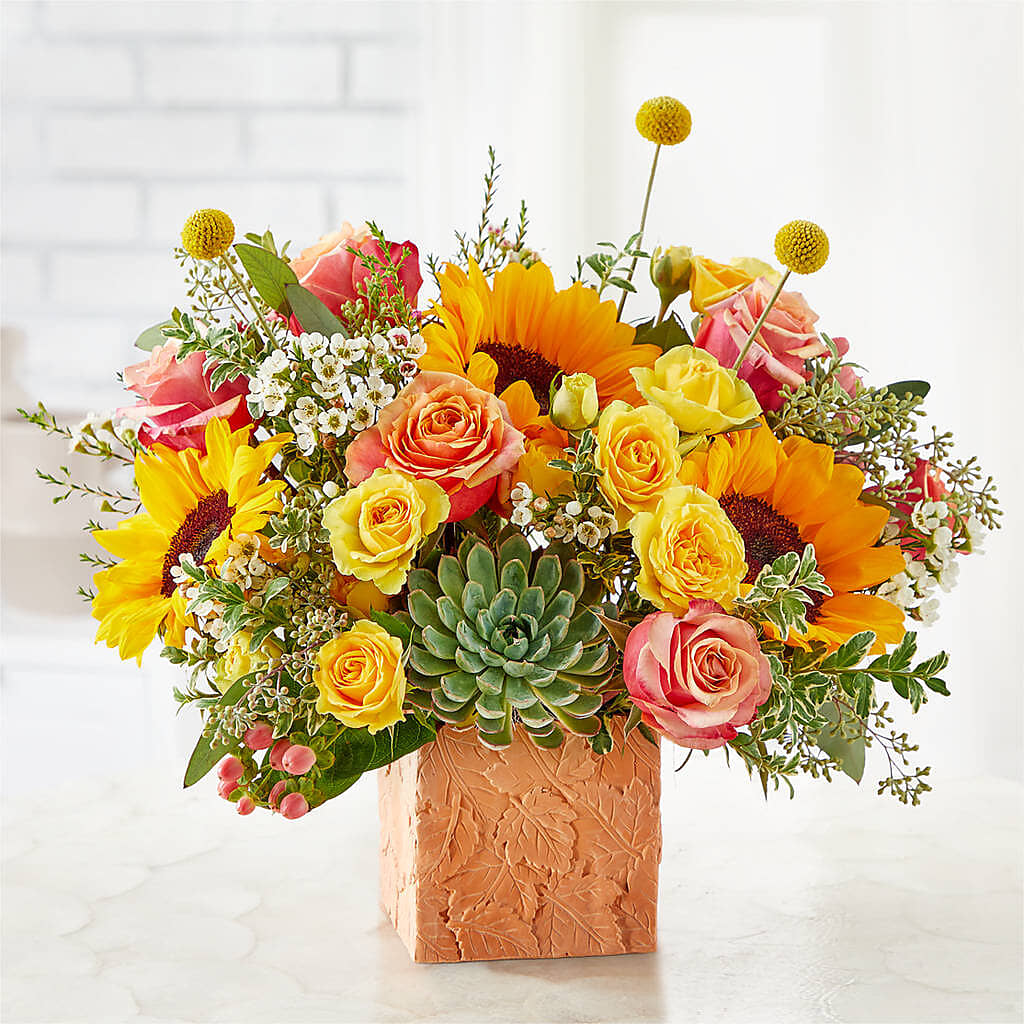 Sunflower Season Bouquet –  Forever Flowers, Fords NJ