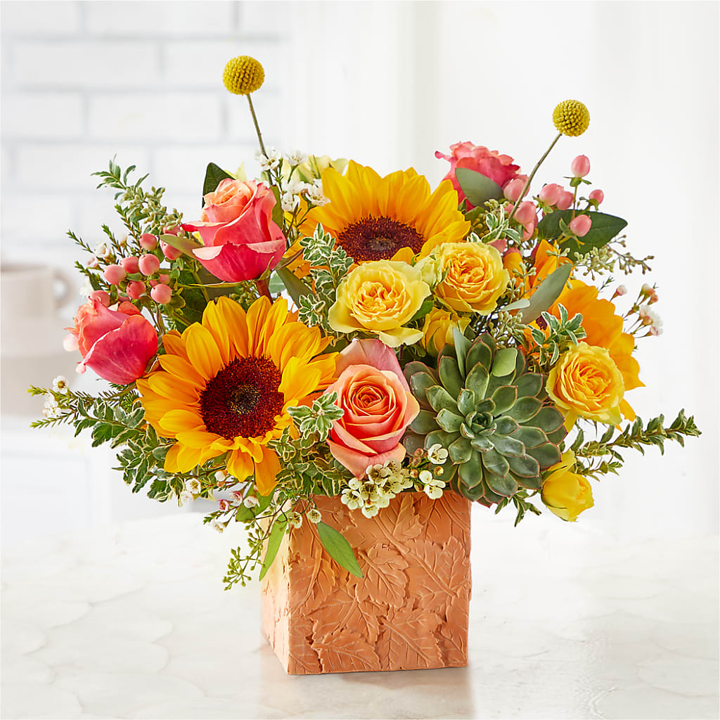 Sunflower Season Bouquet –  Forever Flowers, Fords NJ