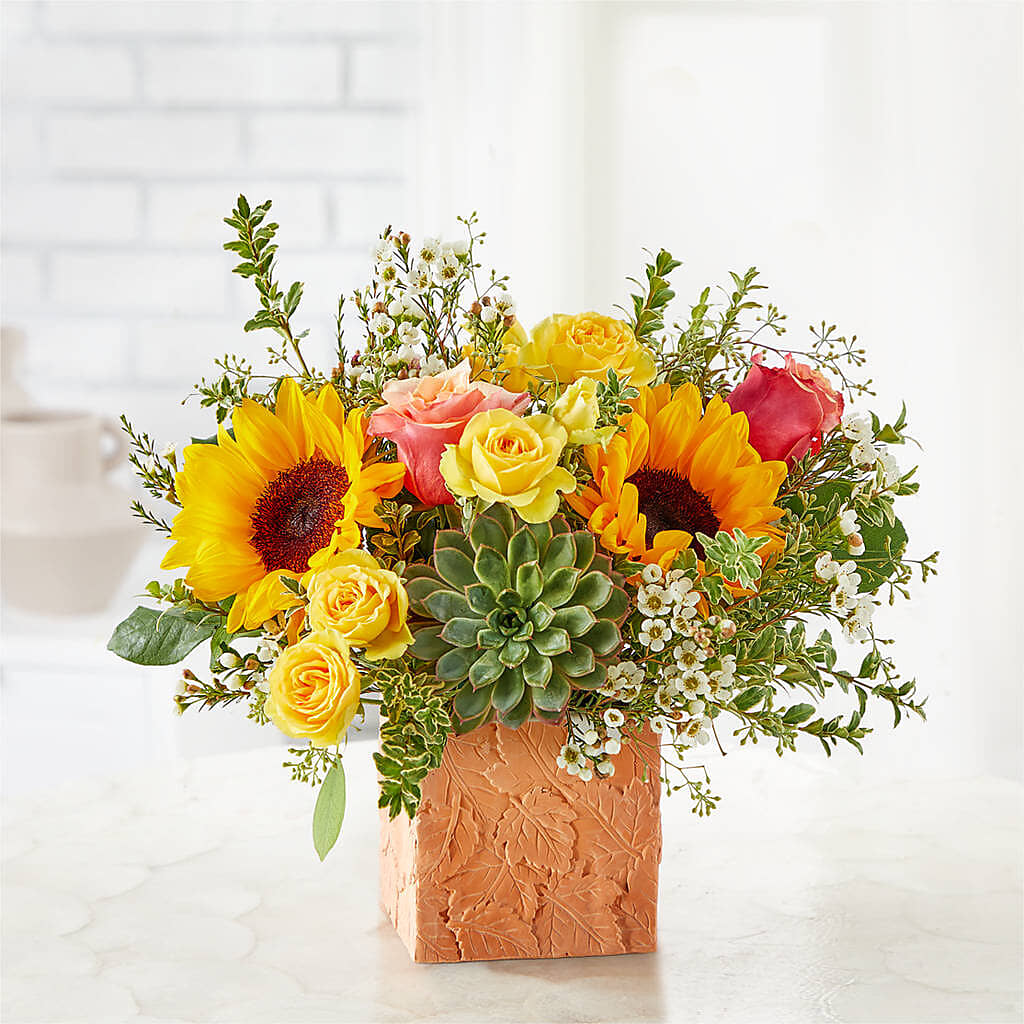 Sunflower Season Bouquet –  Forever Flowers, Fords NJ