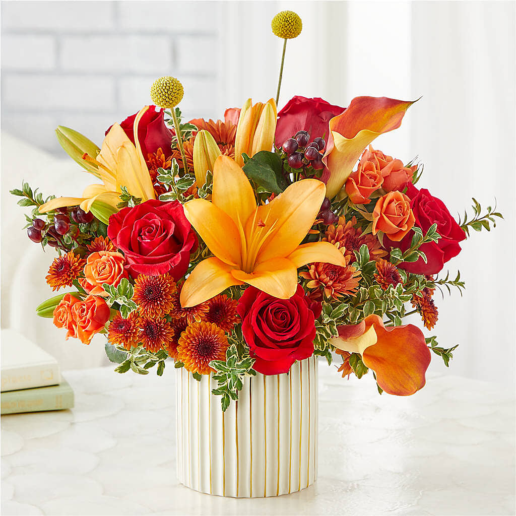 Scarlet Skies Bouquet –  Forever Flowers, Fords NJ