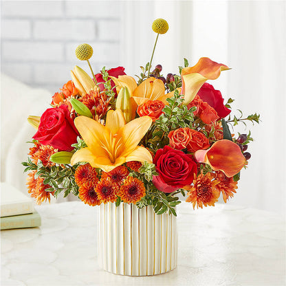 Scarlet Skies Bouquet –  Forever Flowers, Fords NJ